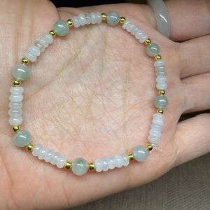 NEW Natural Burmese Grade A Jadeite Bracelet – Premium Icy Translucent Quality